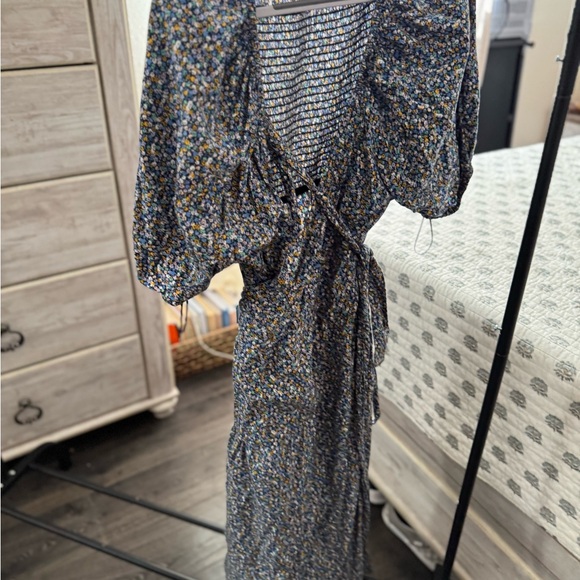 Floral Wrap Dress - Picture 2 of 3